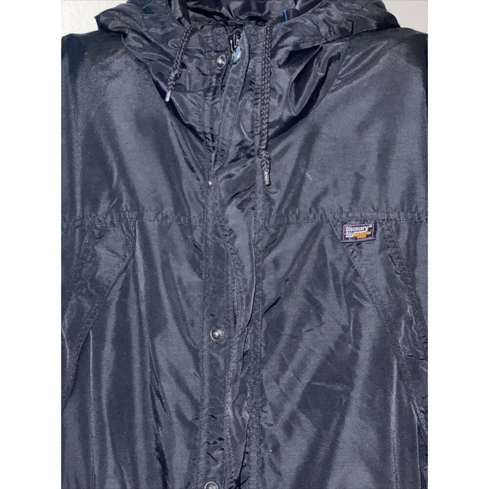 Discovery Bay Adventure Wear Men’s Hooded Parka Jacket Black Size S